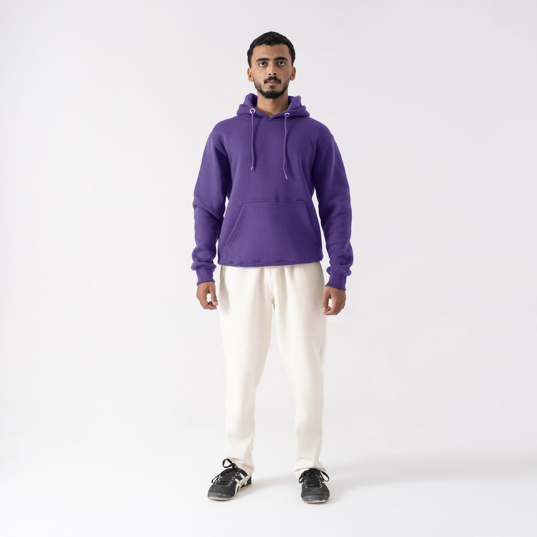 The Essential Heavyweight Fleece Pullover Hoodie - Royal Purple