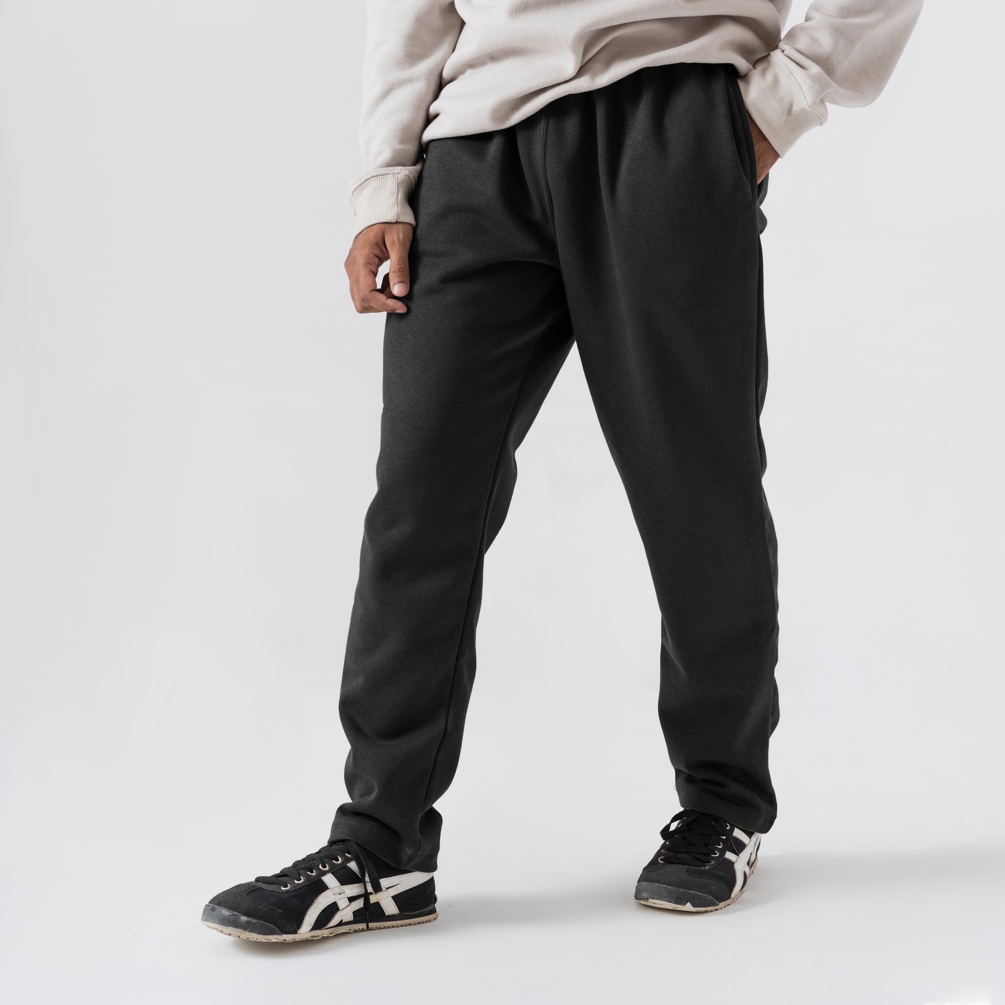 The Urban Comfort Lounge Pants - Charcoal Black