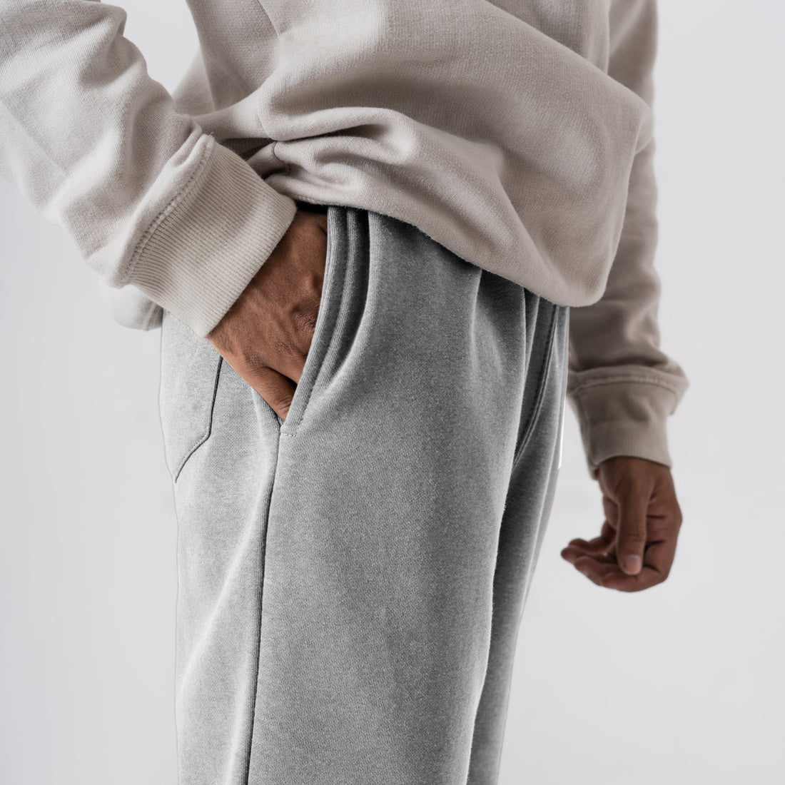 The Urban Comfort Fleece Lounge Pants - Heather Grey