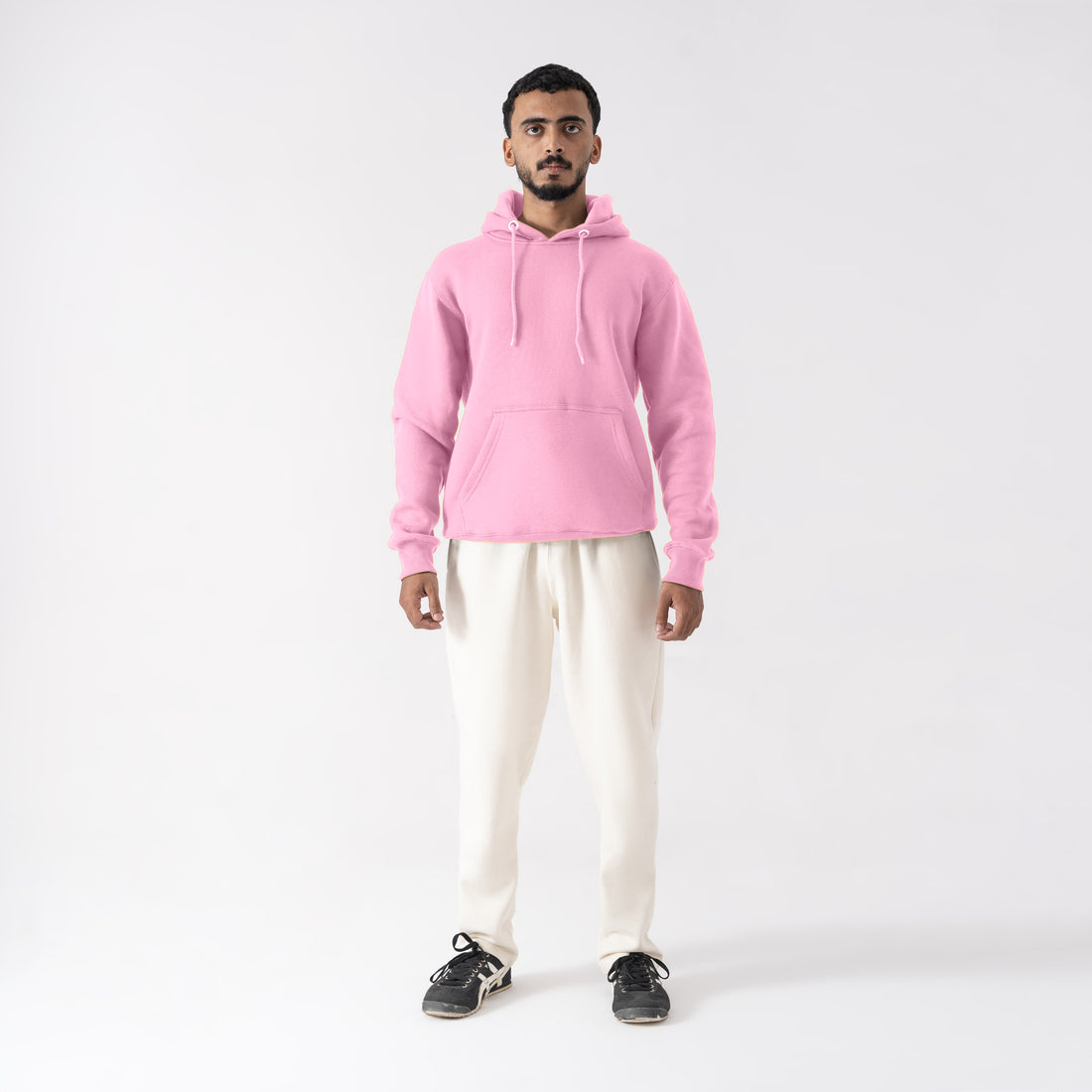 The Essential Heavyweight Fleece Pullover Hoodie - Vibrant Pink
