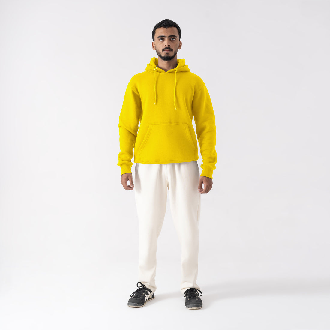 The Essential Heavyweight Fleece Pullover Hoodie - Vibrant Yellow