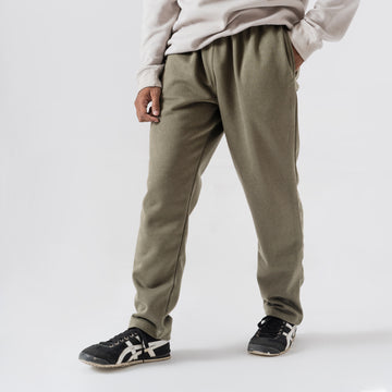 The Urban Comfort Fleece Lounge Pants - Olive Green