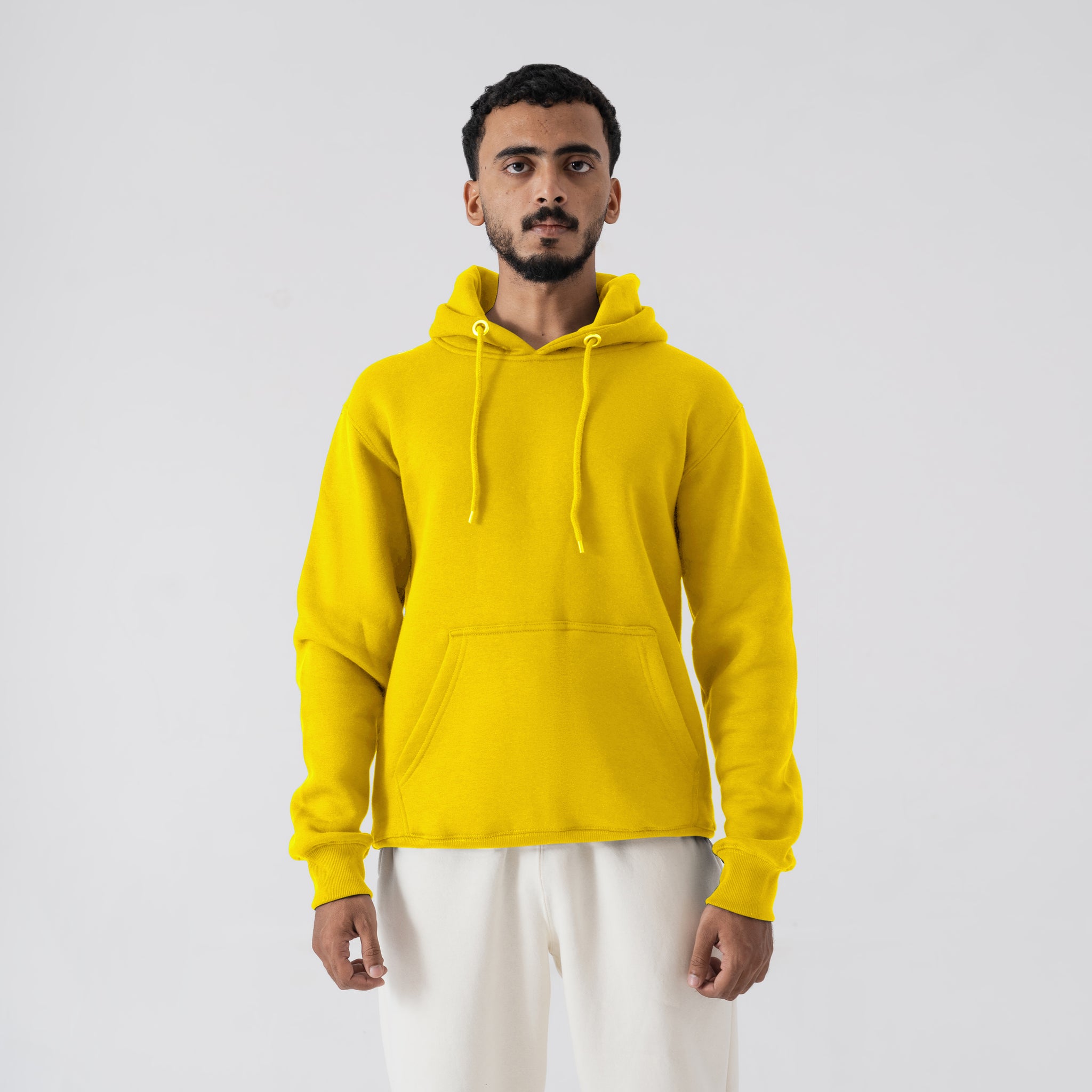 The Essential Heavyweight Fleece Pullover Hoodie - Vibrant Yellow