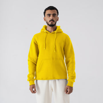 The Essential Heavyweight Fleece Pullover Hoodie - Vibrant Yellow