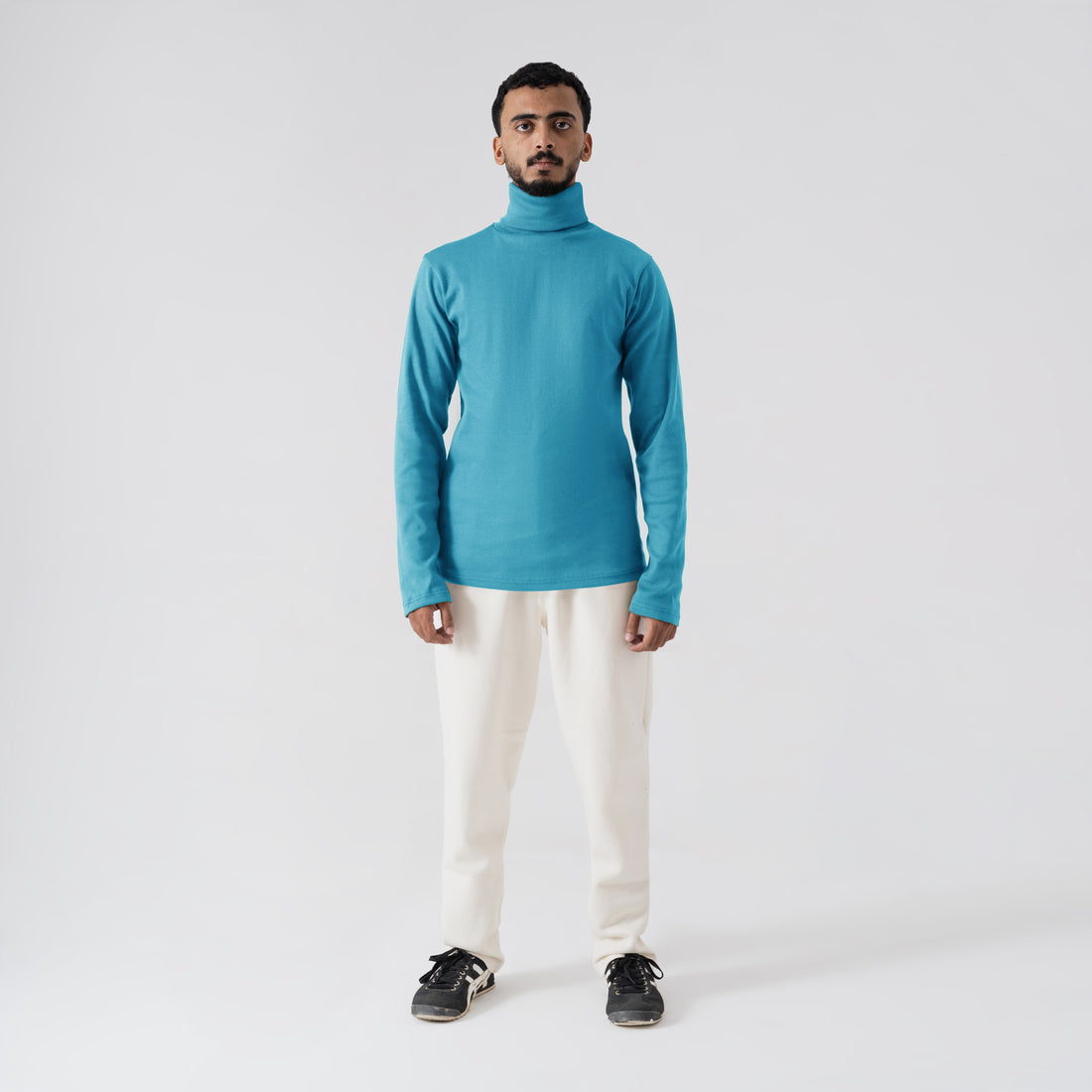 The Essential Textured Roll-Neck Shirt