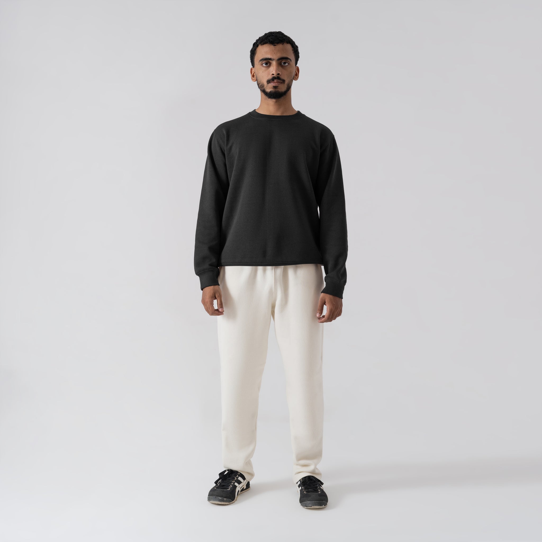 The 'Asphalt' Essential Charcoal Crewneck Sweatshirt