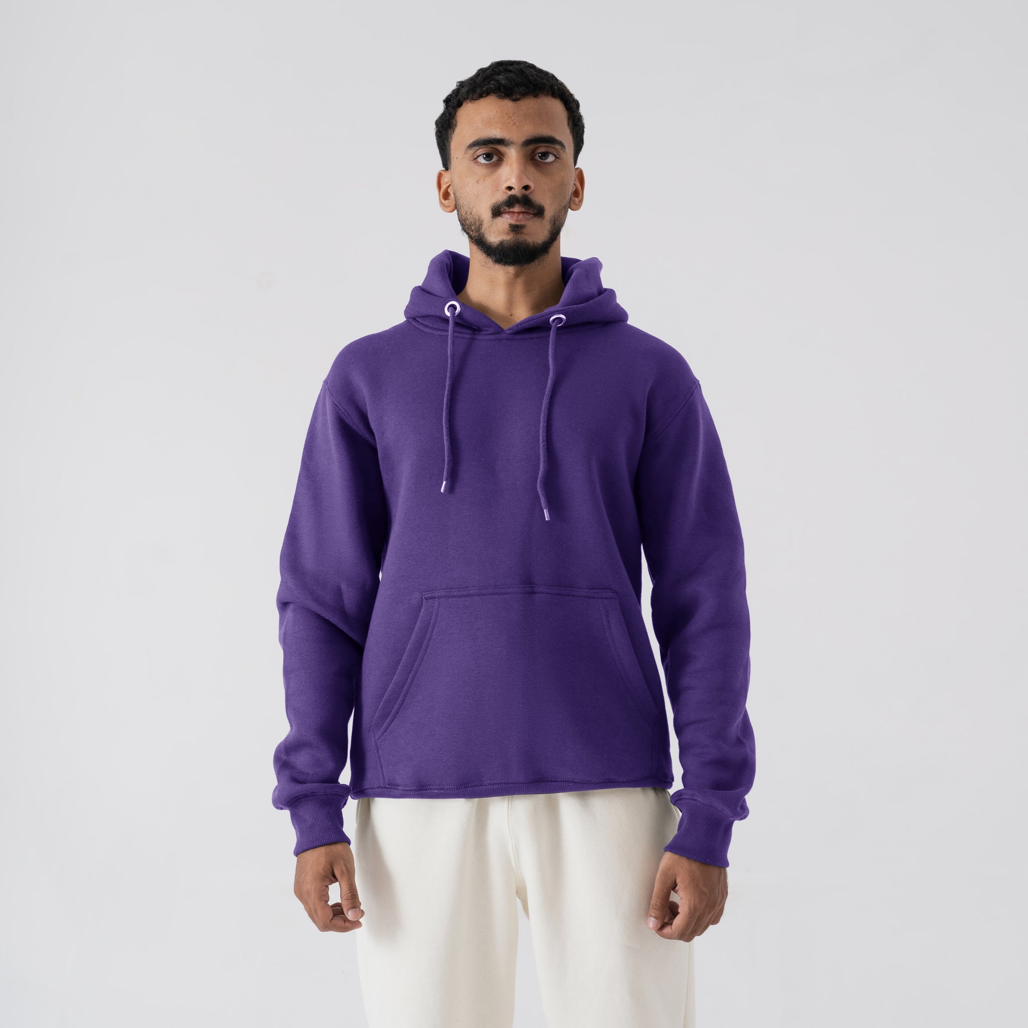 The Essential Heavyweight Fleece Pullover Hoodie - Royal Purple
