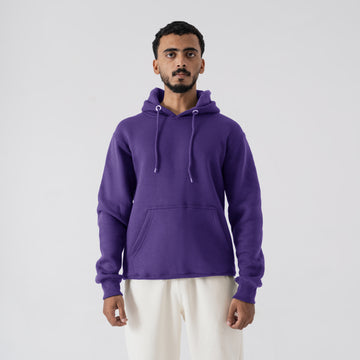 The Essential Heavyweight Fleece Pullover Hoodie - Royal Purple