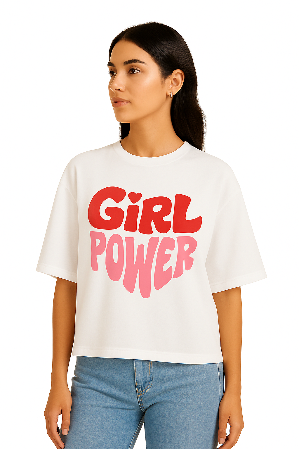 Girl Power Drop Shoulder T-Shirt – Bold wear