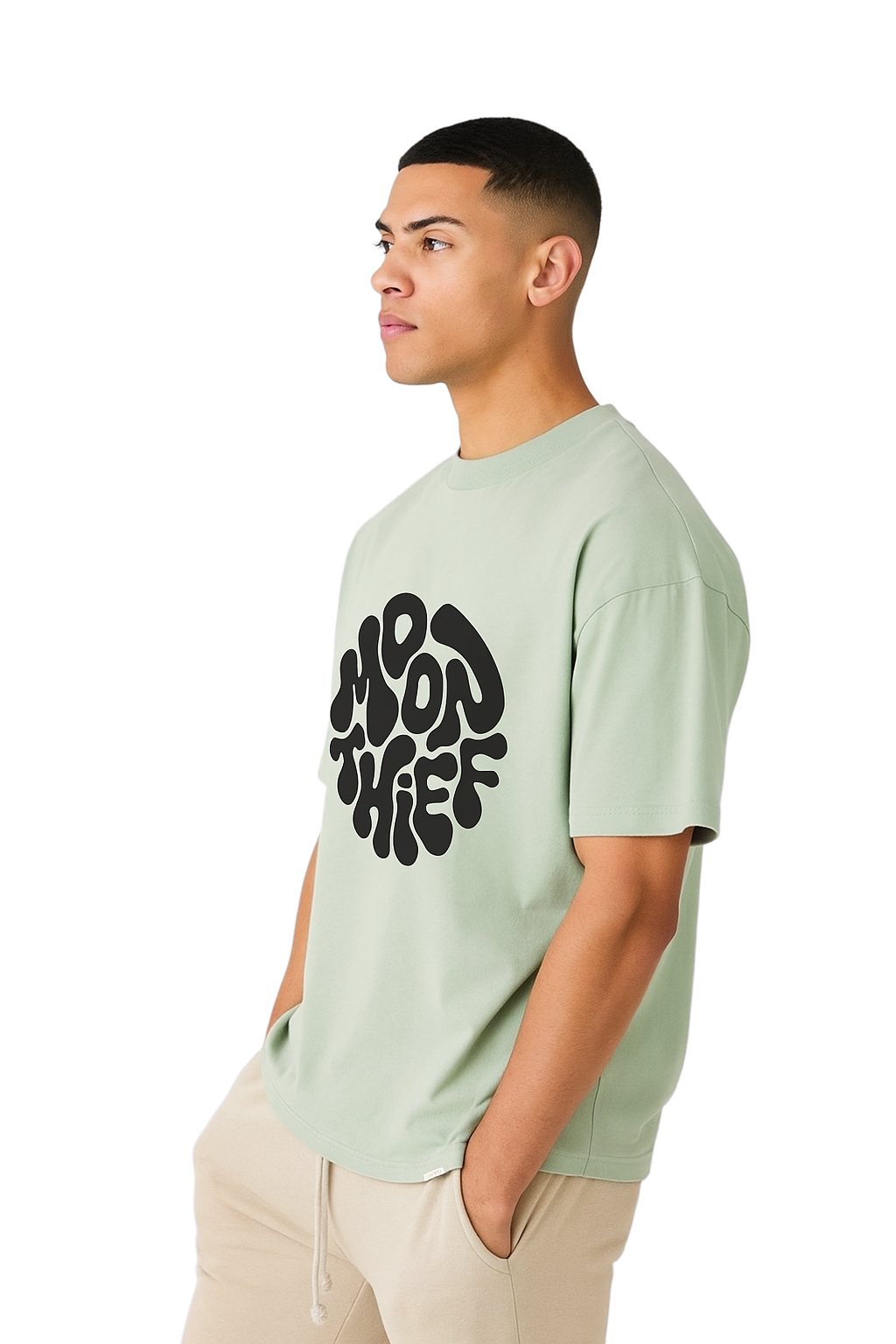 Unisex Moon Drop Shoulder T-Shirt – Dressy wear