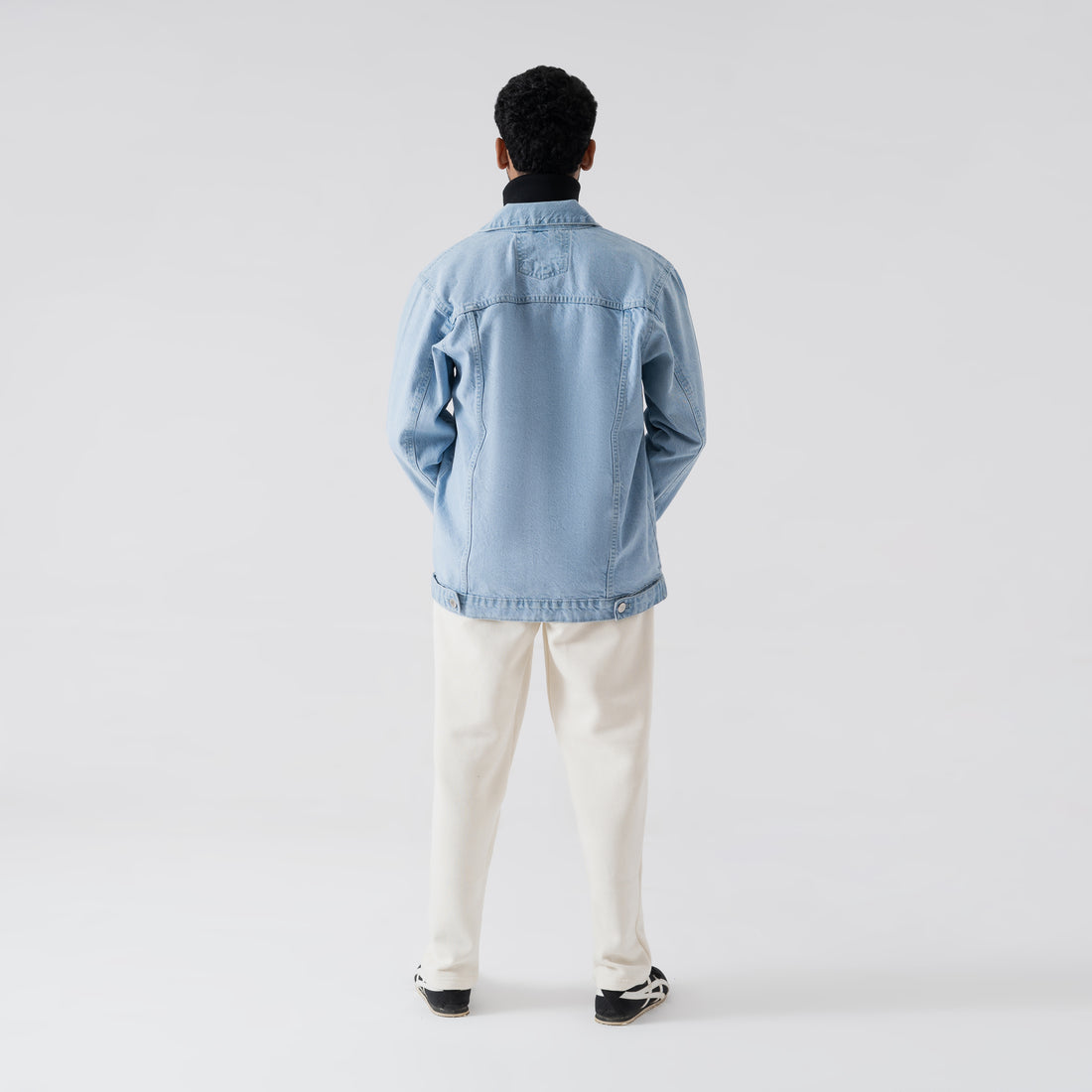 The 'Skyline' Light Wash Denim Overshirt/Jacket