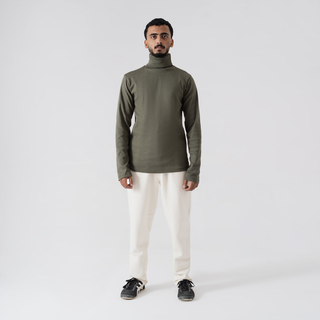 The 'Evergreen' Slim-Fit Ribbed Knit Turtleneck