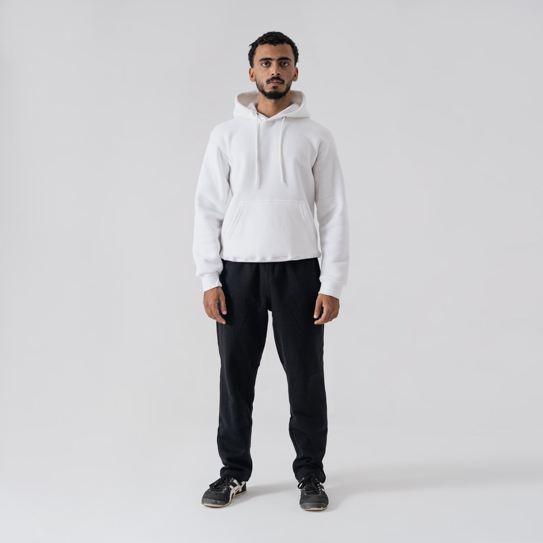 The 'Cloud Nine' Essential Heavyweight White Pullover Hoodie