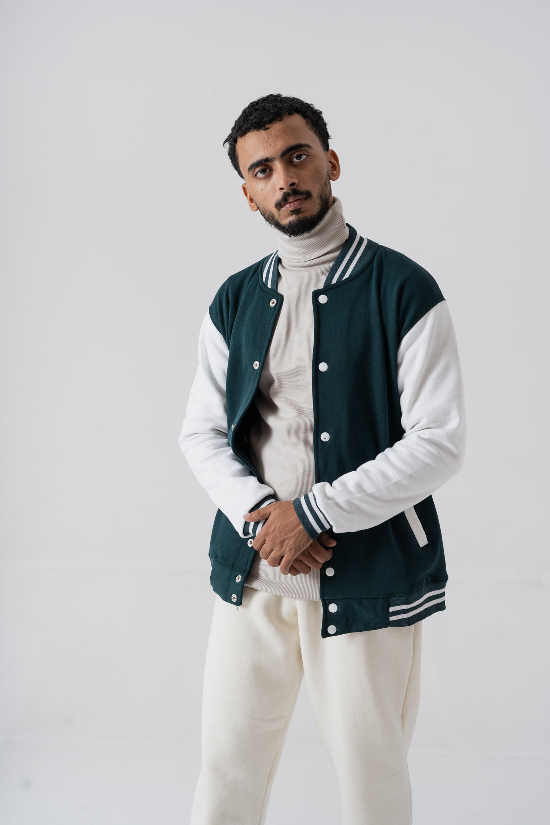 The 'Campus' Heritage Two-Tone Varsity Jacket